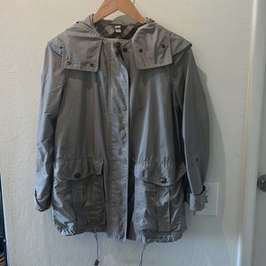 Burberry hooded zip jacket